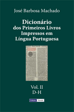 capa do volume II do Dicionário