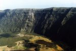 Cratera do Faial - foto de José Semelhe, 1989