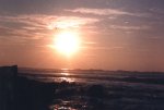 Pôr-do-sol na praia de Apúlia, Esposende - 1987