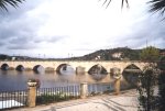 Ponte sobre o rio Tua, Mirandela - foto de José Semelhe, 1999