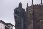 Estátua de D. Sancho I, Guarda - foto de Ana Ferreira, 2000