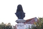 Busto do Marquês de Pombal, Jardim do Cardal, Pombal - foto de Ana Ferreira, 1999