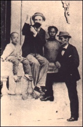Wenceslau com C. Pessanha em Hong Kong (1895)