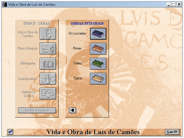 Vida e Obra de Luís de Camões - versão 1.1